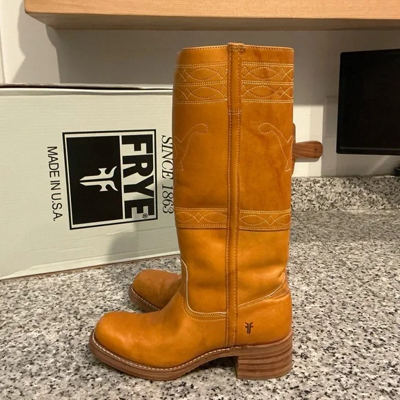 Frye Campus Stitching Horse Boots - Picture 3 of 14